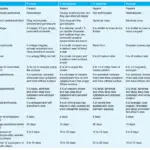 Characteristics of Various Plasmodia Leading to Malaria