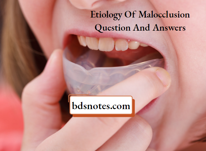 Genetic Malocclusion Inheritance Pattern