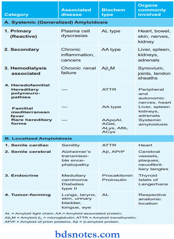 Immunop9athology Including Amyloidosis Classification Of Amyloidosis