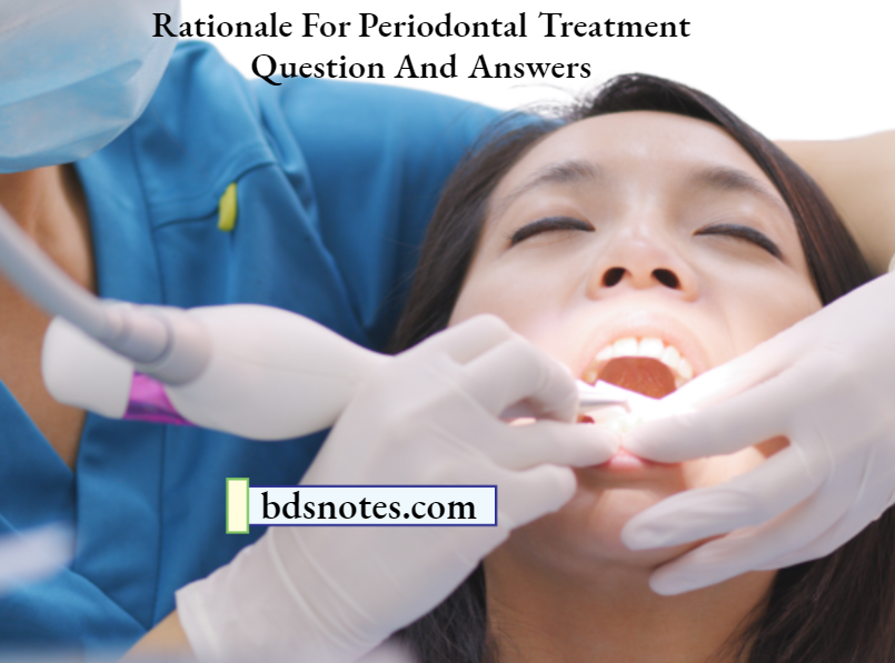 Periodontal Treatment Rationale Algorithm