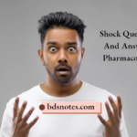 Shock Question And Answers Pharmacology