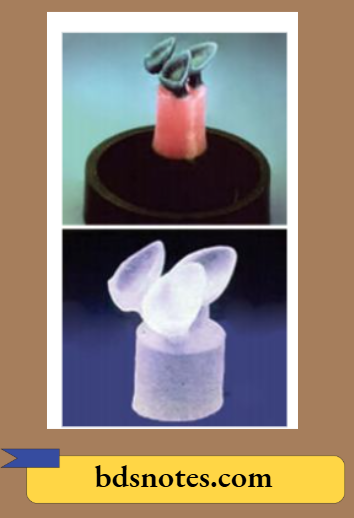 Castable glass ceramics Wax pattern. Cast glass.