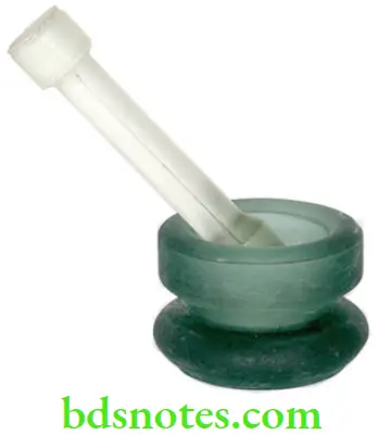 Dental Materials Dental Amalgam Glass mortar and pestle