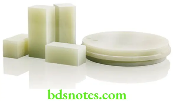 Dental Materials Resin based Composites and Bonding Agents Composite resin CAD CAM blanks