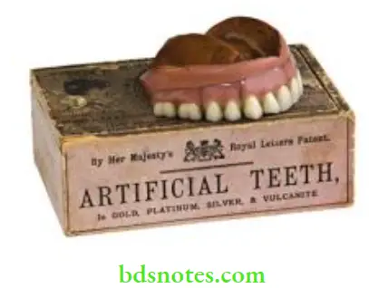 Denture Resins And Polymers Vulcanite dentures.