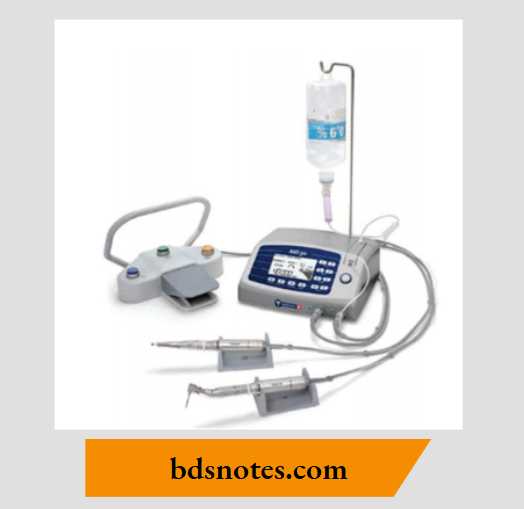 Implant motor with saline irrigation