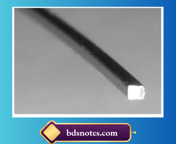 Wires come in different cross-sectional shapes including round, square and rectangular