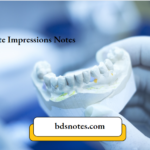 Alginate Impressions Notes