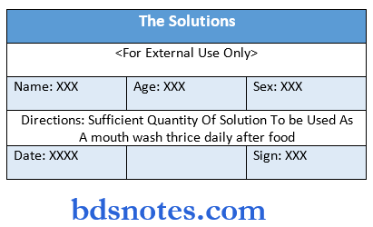 General Pharmacology Synopis Experiments -1 KMNO4 Solution( Mouth Wash)