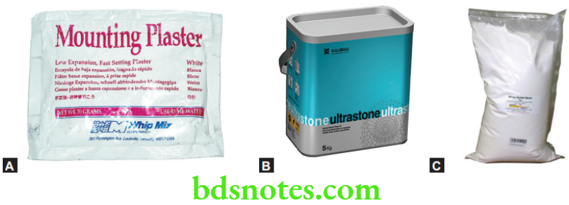 Dental Materials Gypsum Products Gypsum products are supplied in a variety of forms