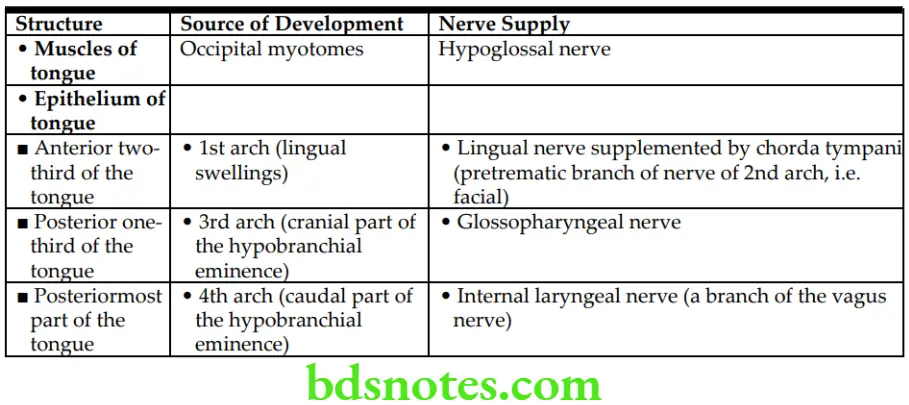 Head And Neck Oral Cavity Correlation of Nerve Supply of Tongue with Its Development