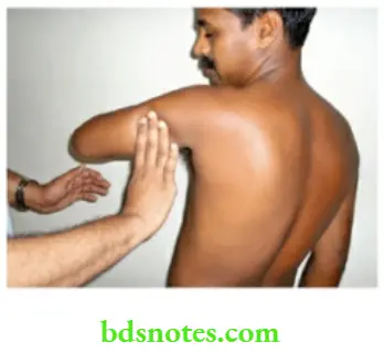 Examination of Swellings, Tumours, Cysts and Neck Swelling Contraction of triceps