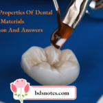 Biological Properties Of Dental Materials Question And Answers
