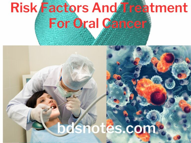Risk Factors And Treatment For Oral Cancer - BDS Notes