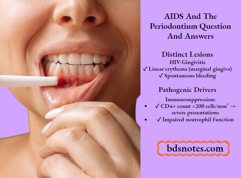 HIV Periodontal Manifestations Protocol