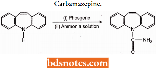 Anticonvulsants Carbamazepine.