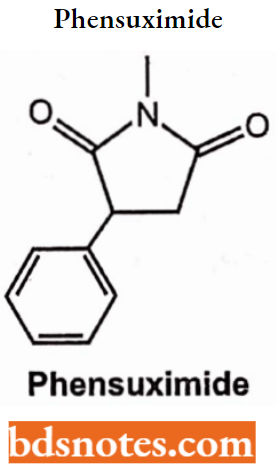 Anticonvulsants Phensuximide