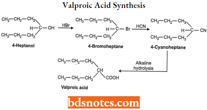 Anticonvulsants Valproic Acid Synthesis