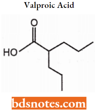 Anticonvulsants Valproic Acid