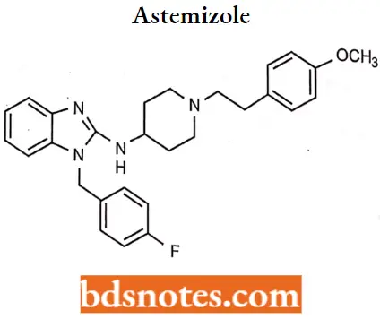 Antihistamine Agents Astemizole