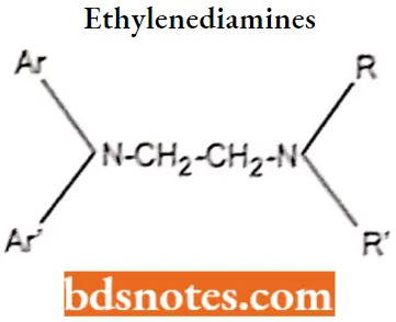 Antihistamine Agents Ethylenediamines