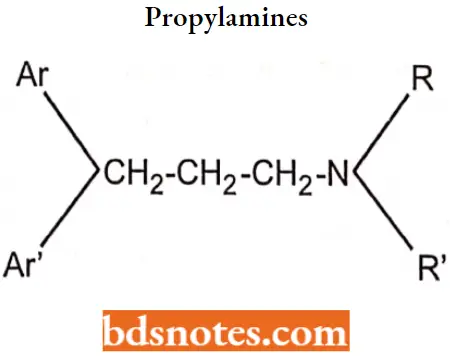 Antihistamine Agents Propylamines