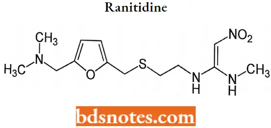 Antihistamine Agents Ranitidine