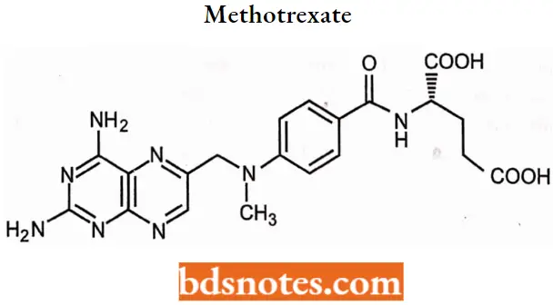 Antineoplastic Drugs Methotrexate