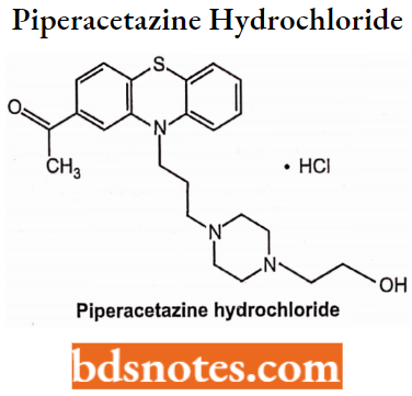 Antipsychotics Piperacetazine Hydrochloride