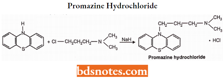 Antipsychotics Promazine Hydrochloride