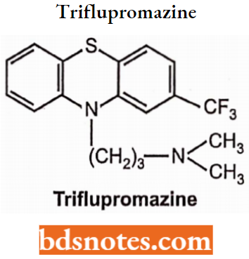 Antipsychotics Triflupromazine
