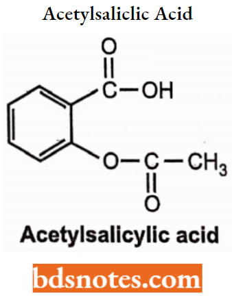 Drugs Acting On Central Nervous System Acetylsaliclic Acid