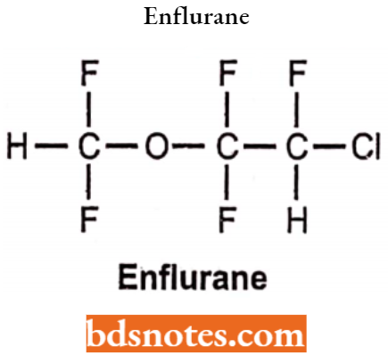 Drugs Acting On Central Nervous System Enflurane