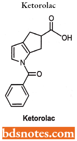 Drugs Acting On Central Nervous System Ketorolac