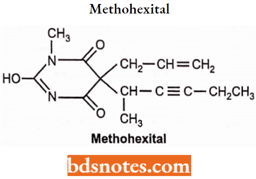 Drugs Acting On Central Nervous System Methohexital
