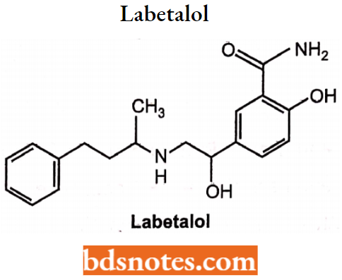 Drugs Action On Autonomic Nervous System Labetalol