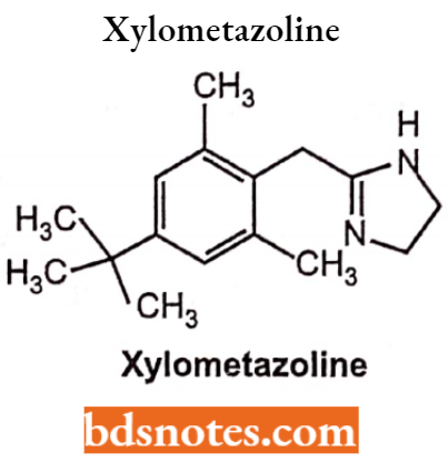 Drugs Action On Autonomic Nervous System Xylometazoline