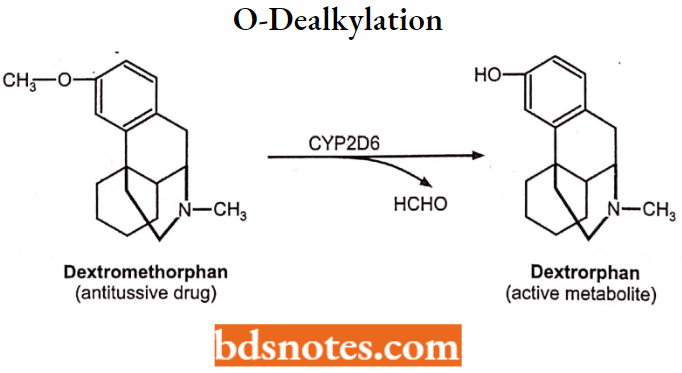 Medical Chemistry O-Dealkylation Example