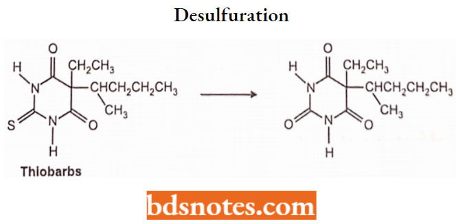 Sedatives And Hypnotics Desulfuration
