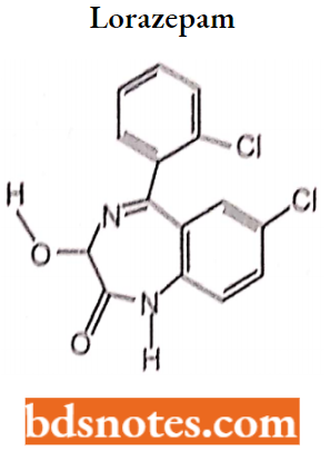 Sedatives And Hypnotics Lorazepam