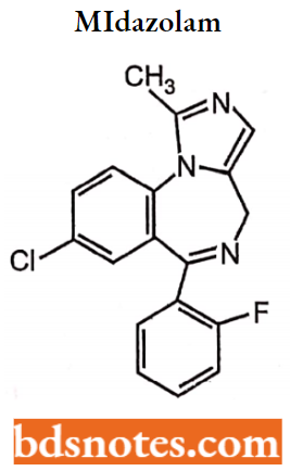 Sedatives And Hypnotics MIdazolam