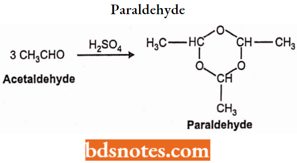 Sedatives And Hypnotics Paraldehyde
