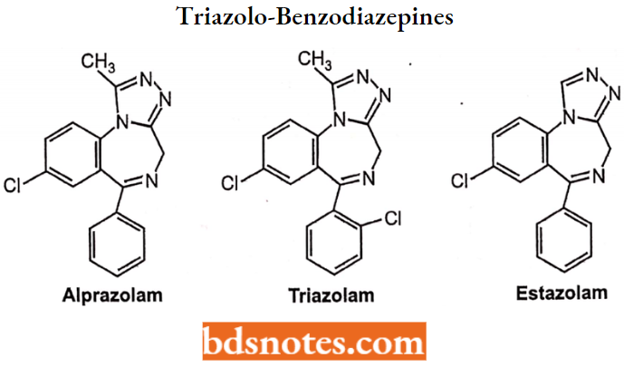 Sedatives And Hypnotics Triazolo-Benzodiazepines