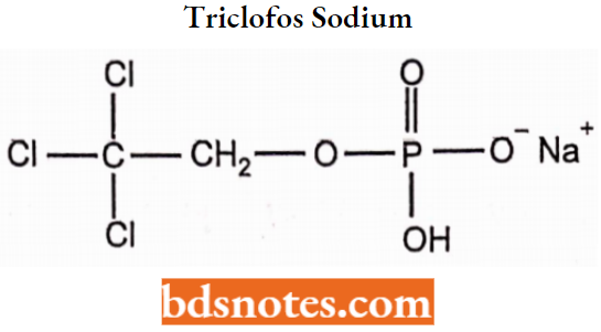 Sedatives And Hypnotics Triclofos Sodium