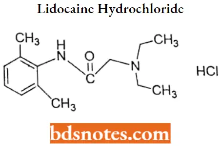 Anti-Arrhythmic Agents Lidocaine Hydrochloride
