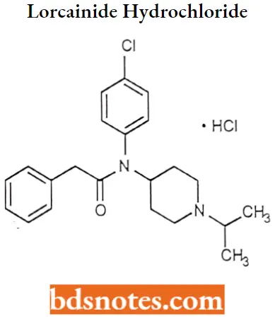 Anti-Arrhythmic Agents Lorcainide Hydrochloride