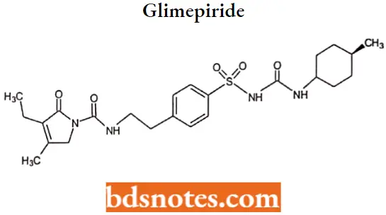 Antidiabetic Agents Glimepiride
