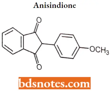 Coagulants And Anticoagulants Anisindione