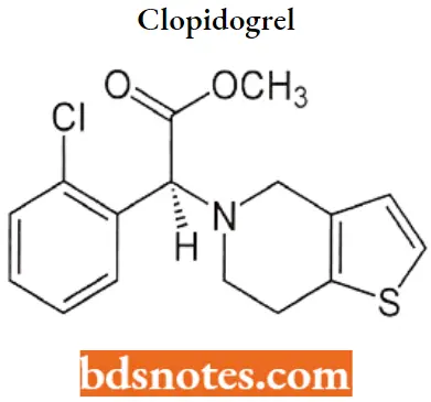 Coagulants And Anticoagulants Clopidogrel