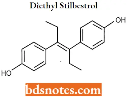 Drugs Acting On Endocrine System Diethyl Stilbestrol